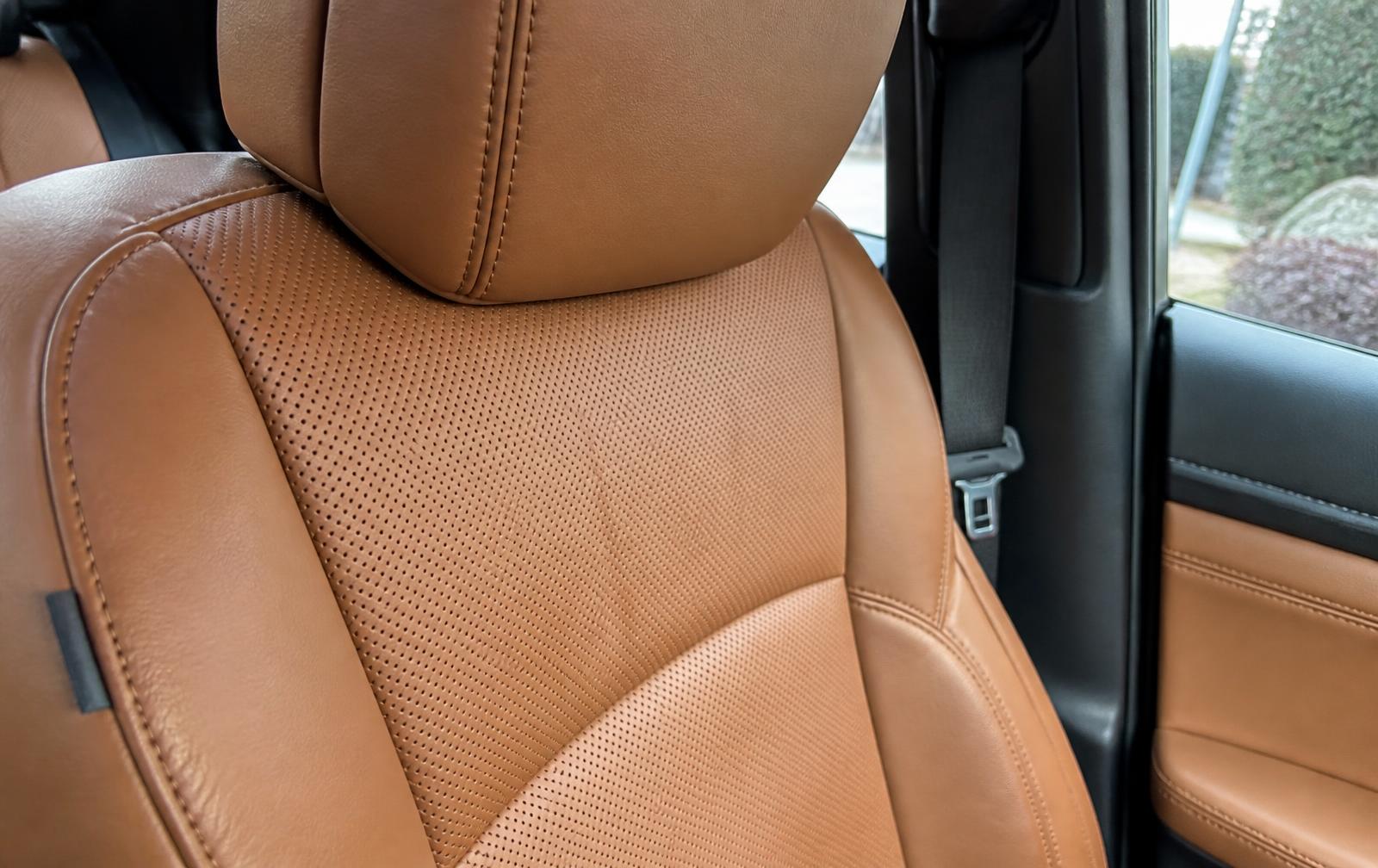 Leather Restoration — after detailing