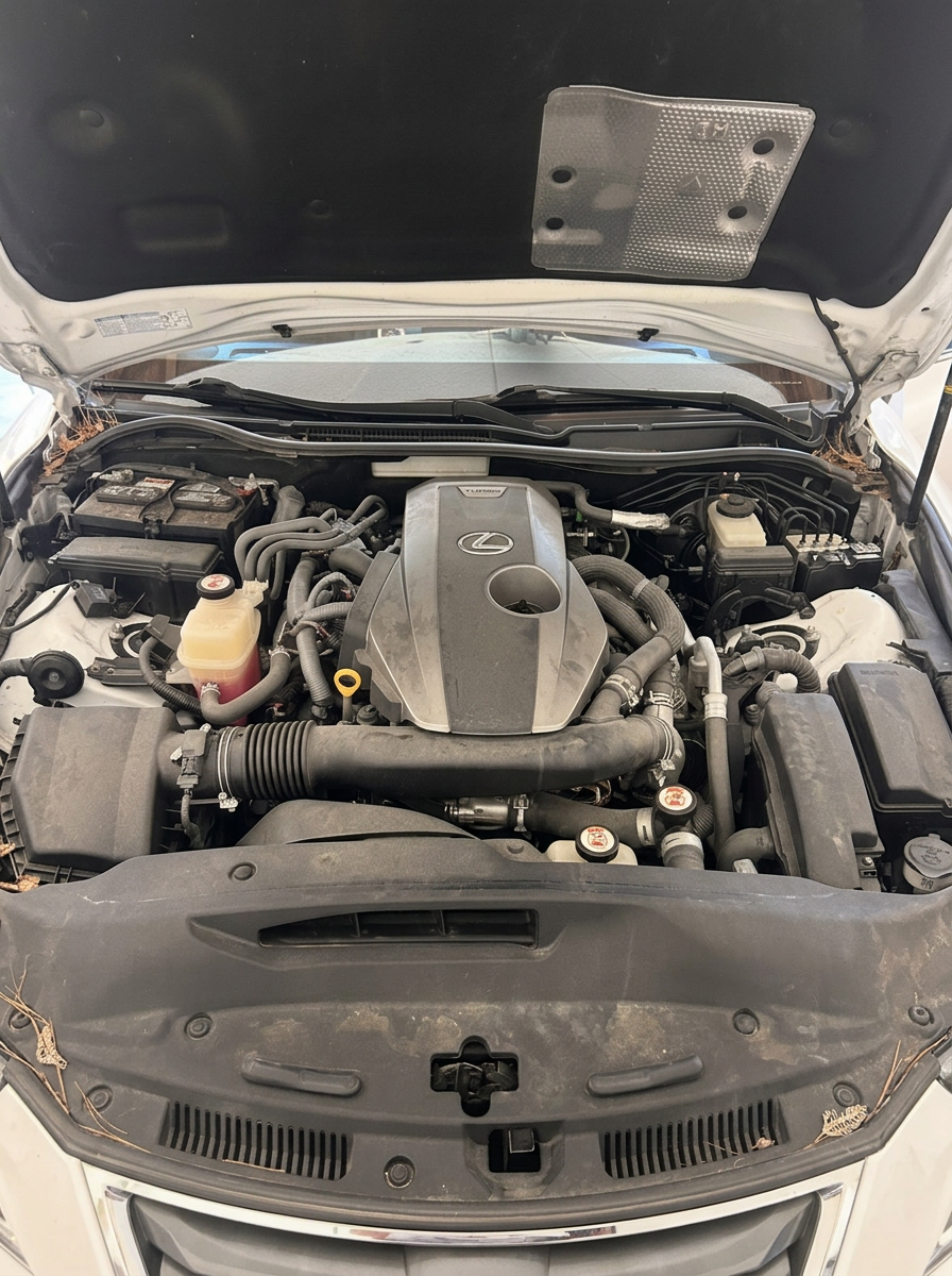 Engine Bay Degrease — before detailing